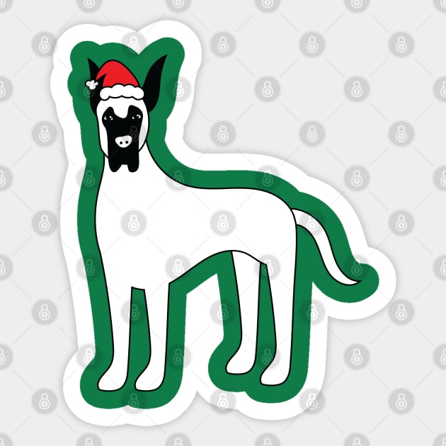 Christmas Great Dane Sticker by holidaystore